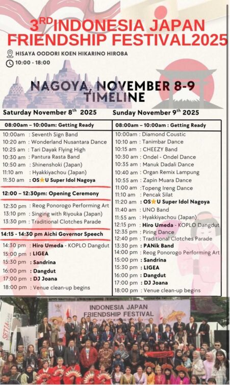 3rd Indonesia Japan Friendship Festival 2025 Sandrina & Ligea